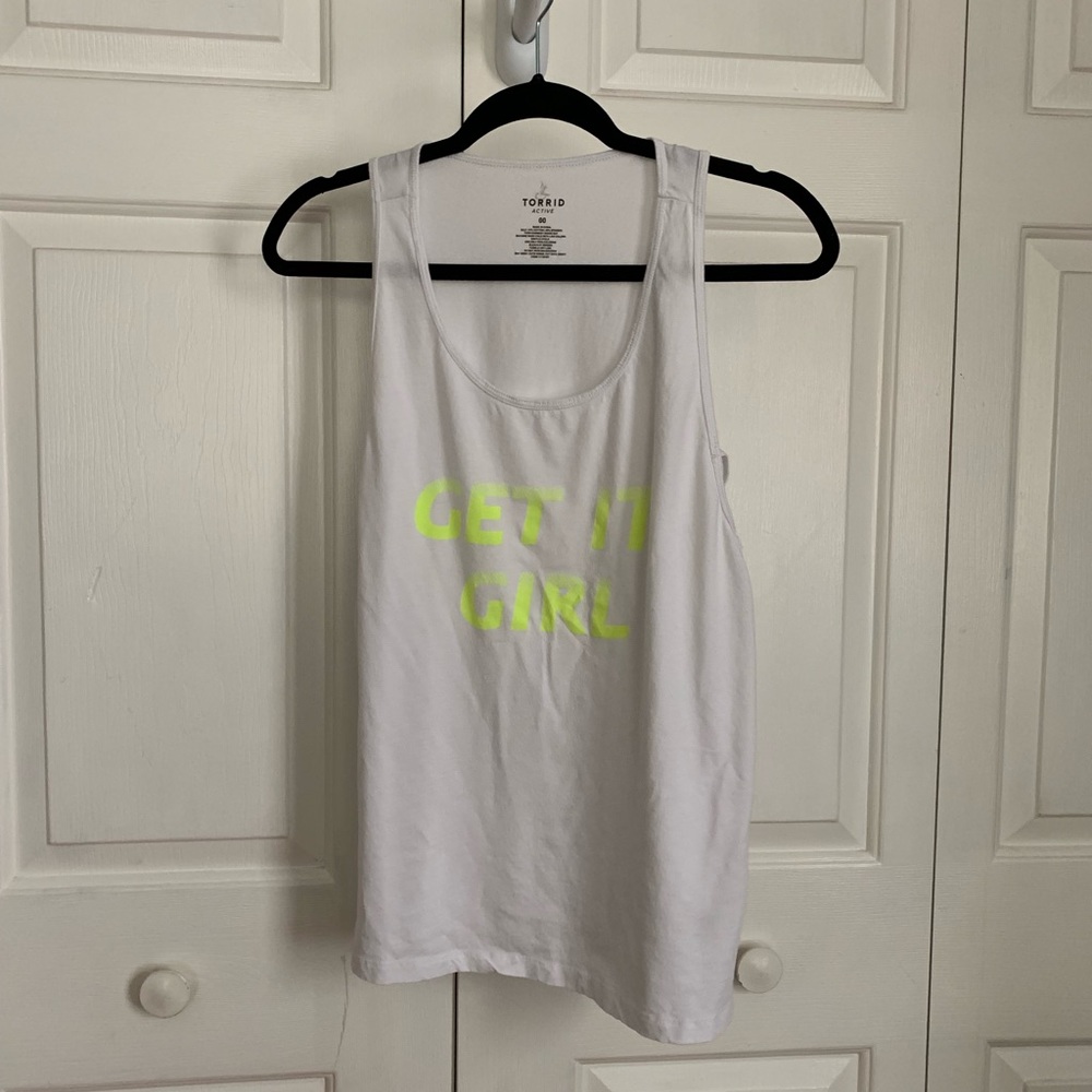 Torrid | White Strappy Side Active Tank